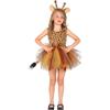 W WIDMANN MILANO Party Fashion DEGUISE TOI Costume da piccola renna con tutù per bambina | Abito con tutù e cerchietto per Carnevale, feste a tema e travestimenti fantasiosi