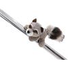 NICI MagNICI Procione Lenno 12cm Grigio - Peluche con calamita - Animale Magnetico per frigoriferi, lavagne, Oggetti in Metallo e Molto Altro Ancora, Ottima Idea Regalo