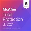 McAfee Total Protection 5 Dispositivi 2 Anni Licenza ESD