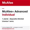 McAfee+ Advanced Individual 1 Utente 1 Anno Licenza ESD