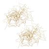 ABOOFAN 300 Pezzi Gancio a V per Palline Natalizie, Cappuccio Oro in | Accessori per Addobbi, Fissaggio Sicuro e Montaggio Semplice, Uso Domestico e Progetti Decorativi Festivi