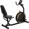 SPORTNOW Cyclette Orizzontale Magnetica Con Schienale E Monitor LCD Per Allenamento | Aosom Italy