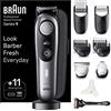 Braun Series 9 Rasoio Elettrico Barba Con Lama Barba Problade E Strumenti Professionali, Regolabarba Uomo 40 Lunghezze, Base Di Ricarica E Custodia Esclusiva, Idea Regalo, BT9440 Grigio