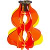 Vesta CANDELABRO MEDIO IRIDE ARANCIO IN CRISTALLO ACRILICO