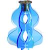 Vesta CANDELABRO MEDIO IRIDE BLU IN CRISTALLO ACRILICO