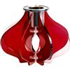 Vesta CANDELABRO PICCOLO IRIDE BORDEAUX IN CRISTALLO ACRILICO