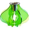 Vesta CANDELABRO PICCOLO IRIDE VERDE IN CRISTALLO ACRILICO