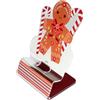 Vesta HAPPY PHONE MR GINGER PORTACELLULARE TEMA OMINO PAN DI ZENZERO IN CRISTALLO ACRILICO