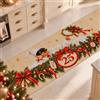 PETTI Artigiani Italiani - Tappeto cucina natalizio antiscivolo e lavabile, Tombola, 52x100 cm, Made in Italy
