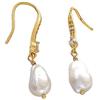 LCDIUDIU Orecchini Donna,Perle Naturali Orecchini Pendenti Per Donna Orecchini Di Perle Barocche Gancio Dorato Vintage Orecchini Con Zirconi Intarsiati Orecchini Pendenti Ipoallergenici Fascino Gioielli Per