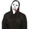 SPARKLERS CLUB Maschera Scary Movie Wazzup PVC Costume Halloween | PVC Resistente, Replica Fedele Film Culto, Elastico Regolabile, Copre Viso Completo, Effetto Terrificante Garantito