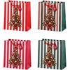 Ad Trend Borsa Regalo Natalizia in Carta Assortita 18x10xH23 cm 1 Pz - Sacchetto per Confezioni Regalo di Natale
