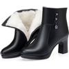 Viunychn Stivaletti Donna Invernali Con Pelo Interno Stivali Cerniera Laterale Scarponcini Suola Antiscivolo Robusta Scarpe Comode Calde Con Suola Spessa Per Autunno Inverno Anfibi Corti Platform Imbottiti