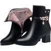 Viunychn Stivaletti Donna Invernali Con Pelo Interno Stivali Cerniera Laterale Scarponcini Suola Antiscivolo Robusta Scarpe Comode Calde Con Suola Spessa Per Autunno Inverno Anfibi Corti Platform Imbottiti