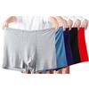 ZPLMIDE Boxer da uomo in cotone senza cuciture di grandi dimensioni (13XL), biancheria intima di grandi dimensioni traspirante elasticità mutande