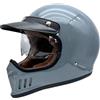 JunPing Casco Moto Integrale Retrò Caschi Integrali per Moto da Strada con Visiera Parasole, Casco Vintage Cafe Racer ATV UTV Approvato DOT/ECE per Uomini Adulti Donne