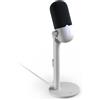 Elgato Wave Neo, microfono condensatore USB con tasto Mute | Design a stelo alto, LED indicatore muto, monitoraggio cuffie a latenza zero, plug and play