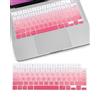 LEPJOS Protezione Tastiera Compatibile con MacBook Air 13''/15'' (M5/M4/M3/M2), Pro 14''/16'' (M5/M4/M3/M2 Pro/Max), Copertura in Silicone Rosa Gradiente, Antipolvere e Antiscivolo, Ultra Sottile