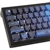 JakeTsai Keycaps - Set di 128 tasti a doppio tiro in PBT trasparenti incisi sul lato per tastiera meccanica Cherry MX Switch ASIN/ISO