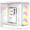 HYTE Y50 Snow White, case per PC a torre, (vetro temperato x 3)