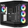 HYTE Y50 Pitch Black, case a torre, (vetro temperato x 3)