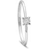 LUXURY MILANO La delicatezza dell'oro bianco 18kt si fonde con la luminosità dei diamanti naturali da 0,015 ct, regalando a questo anello solitario una raffinatezza senza tempo. Pensato per la donna che ama distinguersi, la misura 13 assicura una …