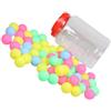 Toyvian 100 Pezzi Palline da Ping Pong senza Cuciture 40mm, Gioco in PP | Eventi Scolastici e Karaoke, Colore Vivace, Confezione in Grande Quantità, Non Sbiadiscono Facilmente Colore Casuale