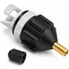 Yuleare Adattatore SUP per compressore, adattatore per valvola SUP, adattatore per valvola Stand Up Paddle Board per pompa ad aria, accessori di collegamento per tavola SUP, gommoni, kayak, barche gonfiabili