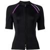 Eulervate Muta termica da donna, in neoprene, per surf, canoa, nuoto, rafting, robusta, con cerniera frontale, colore nero, taglia L