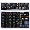 MIXER AUDIO PROFESSIONALE 6 CANALI 99DSP CONSOLE DJ INTERFACCIA SOUND MIXER