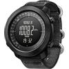 CakCity Orologio digitale tattico militare da uomo, quadrante largo 50 mm, cassa in lega di zinco con cinturino in nylon traspirante a doppio strato, impermeabile 5 ATM, antiurto, altimetro, barometro