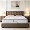 YIDATONG Materasso Matrimoniale 140 x 190, Altezza 30 cm | Letto Matrimoniale, Materasso Ibrido a Molle Insacchettate e Memory Foam, Rigidità Media, 7 Zone, Ortopedico, Antiacaro