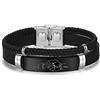 Grovjewfit Bracciale Uomo Inciso Personalizzato Foto Nome Testo Data Regalo Papà Famiglia Coppia Partner Figlio Marito Compleanno Anniversario Festa Del Papà Natale