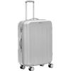 RONCATO R Roncato Trolley Rigido Medio Valigia Serie Flight in ABS, 66 cm, Colore Argento