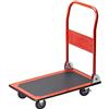 Meister 8985400 Carrello da trasporto con manico pieghevole, portata massima 150 kg, Rosso