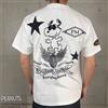 Flagstaff T-shirt SNOOPY x bandiera PEANUTS ricamata manica corta XXL stampa Woodstock