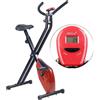 Unbranded Cyclette pieghevole per uso domestico con computer di allenamento (ricondizionata) (cyclette, tapis roulant, muscoli)