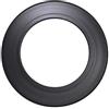FIREFIX Rosetta per tubo da forno da 2 mm di diametro, per stufe e fuochi di combustione, Senotherm, nero, rigida