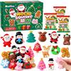 vamei 32 Pcs Natale Squishy con Bustina Sorpresa, Riempitivo Calendario Avvento | Mochi Squishy per Alleviare Lo Stress, Regalini Natale Festa Bambini, Riempimento per Pignatta, Gadget Natale Bambini
