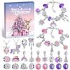 Hymarvo Calendario Avvento 2026 Bambina Gioielli, Calendario Avvento Bracciale Bambini Kinder Fai da Te, Calendari Avvento Braccialetti Collane Regalo Natale Ragazza 5 6 7 8 9 10 11 12 13 Anni