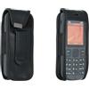 caseroxx Borsa in pelle con clip da cintura per Nokia 100/101, Funda carcasa vera pelle (con finestra trasparente) in nero
