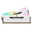 Corsair Vengeance RGB Pro SL (2 x 8GB, 3200 MHz, DDR4-RAM, DIMM), Memoria RAM, Bianco