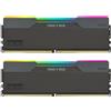 Klevv Ram KLEVV CRAS V DDR5 32Gb (2x16) 6400Mhz RGB CL32 XMP/EXPO Nero