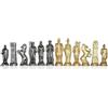 Italfama Rom vs. Barbaren Scacchi in Metallo Figure Oro Argento Italiano