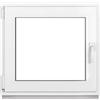 Framex Finestra in PVC 70x65 cm Girevole DIN Sinistra Triplo Vetro | Triplo Vetro 50 mm, Profilo a 7 Camere, Telaio 80 mm, Larghezza x Altezza: 700 x 650 mm