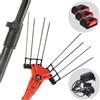 Blue Bird Olimpo 24-56 AT - Abbacchiatore elettrico 225/310 cm a batteria al litio 3x21V 5Ah - Asta telescopica