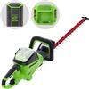 Greenworks HT6606R - Tagliasiepi a batteria 60V/2Ah - Lama da 66 cm