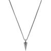 amor - Ciondolo per Catenina da Uomo in Acciaio inox - Argento antico - AMR-N0115