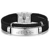 Grovjewfit Bracciale Uomo Inciso Personalizzato Foto Nome Testo Data Regalo Papà Famiglia Coppia Partner Figlio Marito Compleanno Anniversario Festa Del Papà Natale