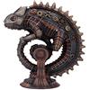 Nemesis Now Steampunk, statuetta meccanica in bronzo a forma di lucertola, 22,3 cm, colore bronzo